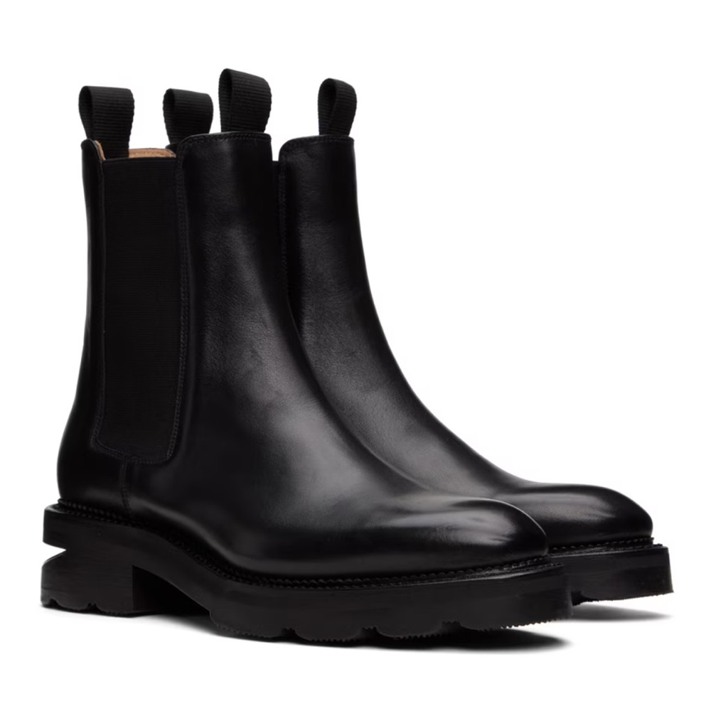 Alexander Wang Black Ankle Boots with Chunky Sole